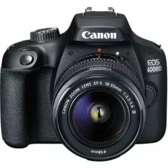 CANON - Cámara canon eos 4000d kit 18 55mm - negro
