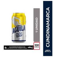 AGUILA - Cerveza Aguila 0,0 Lata 330