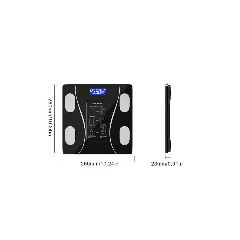 RENPHO Báscula digital de baño, báscula de peso corporal. Bathroom Scale-No  Box