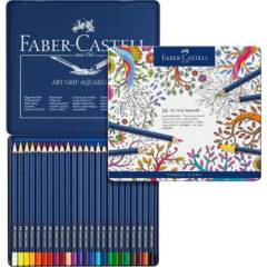 FABER CASTELL - Colores Acuareables X 24 Faber Castell L. Azul