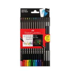 FABER CASTELL - Colores Supersoft X 12 + 2 Lap. Faber Castell