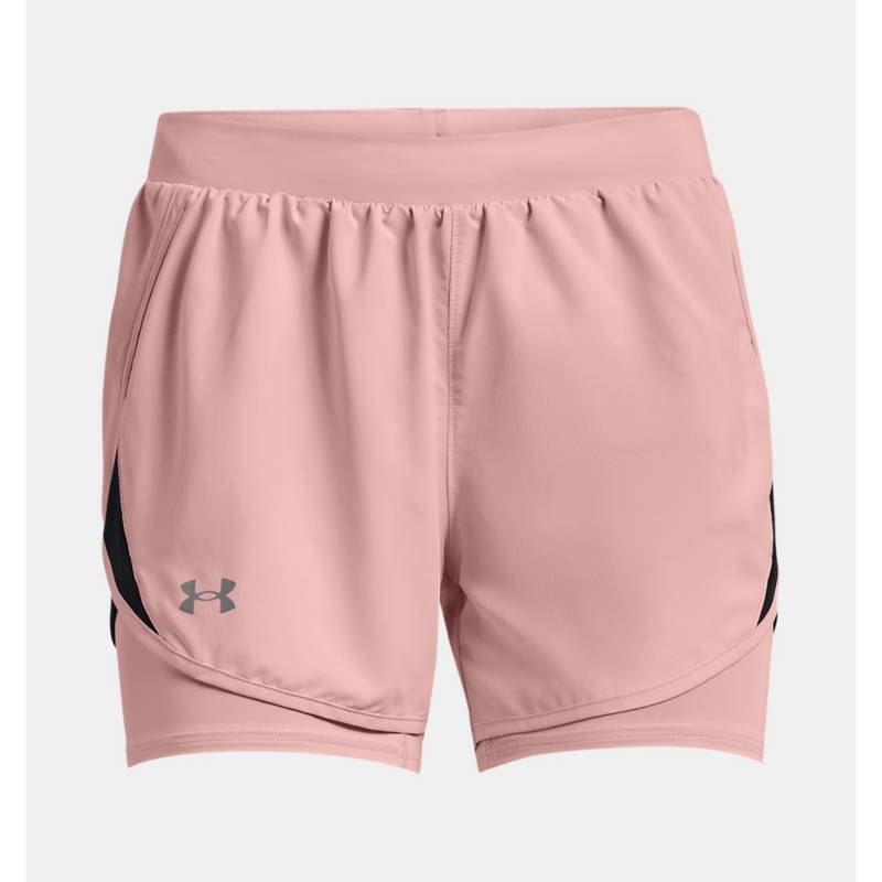 PANTALONETA UNDER ARMOUR FLY BY 2.0 ROSADO MUJER UNDER ARMOUR