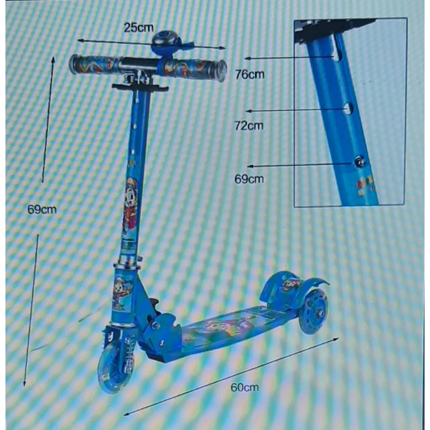Monopatin scooter para niña edicion especial con luces led modelo 2023  GENERICO