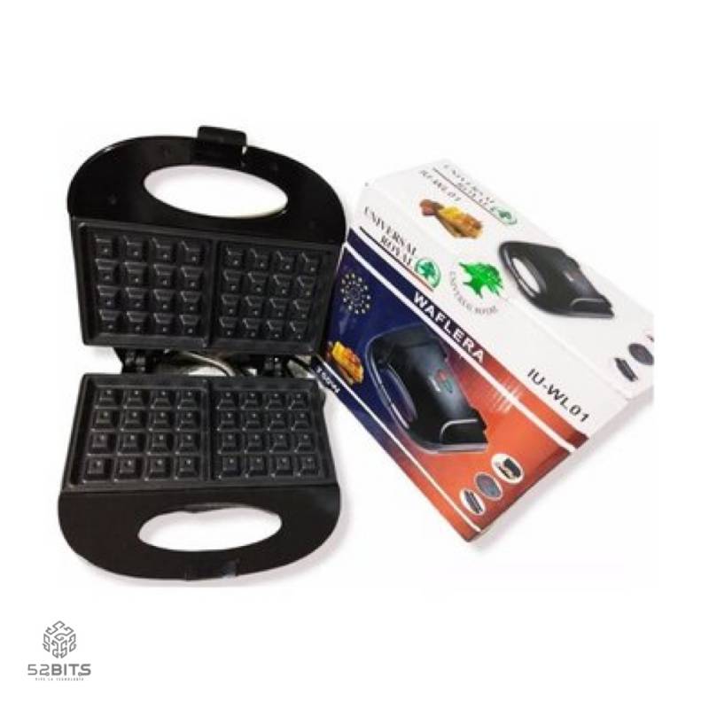 Waflera Electrica Para 2 Waffles Antiadherente 750 Watts – INOOBE