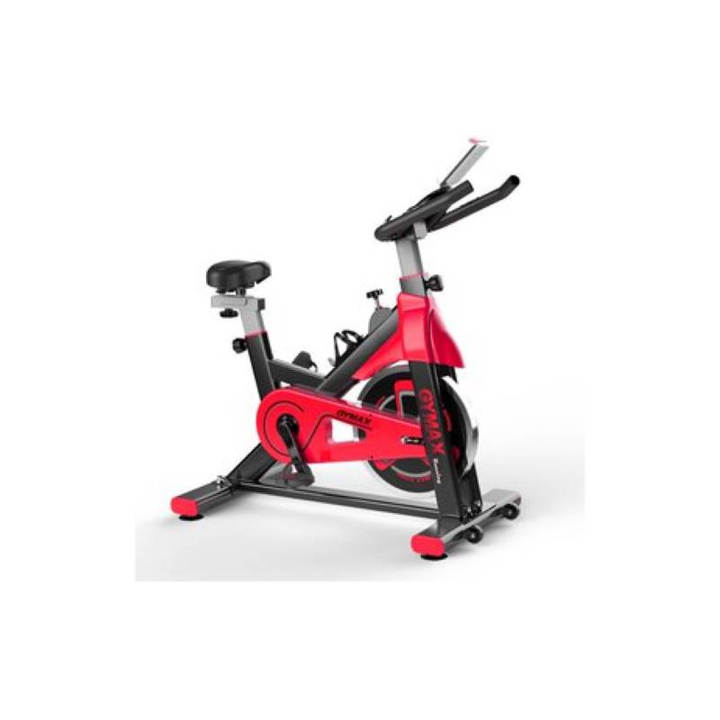 GYMAX - Bicicleta Estática Spinning Gymax 10Kg Roja