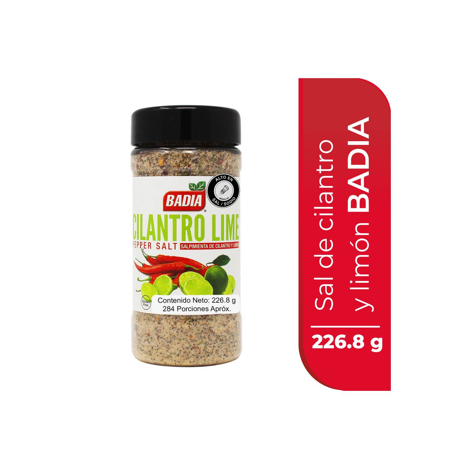 Badia Cilantro Lime Pepper Salt 8 oz