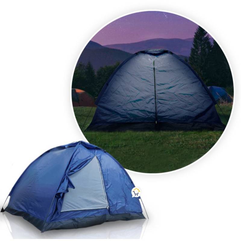 Tienda De Campaña Para 4 Personas Impermeable Acampar Camping