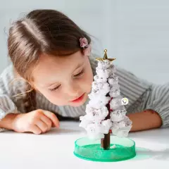 GENERICO - Árbol de navidad mágico decoración florece cristal anm01
