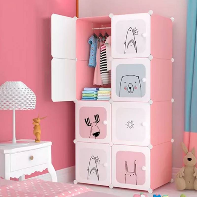 Armario portátil para niños, armario plegable de plástico grande para ropa  de bebé, armario para dormitorio, cuarto de bebé, armario para niños