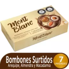 MONTBLANC - Chocolates Montblanc Estuche x 7 Bombones Surtidos