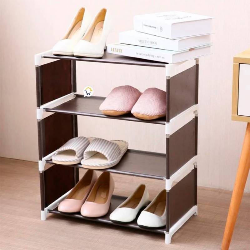 CASATUA Cajas Organizador de Zapatos Set 4 Zapatero Apilable