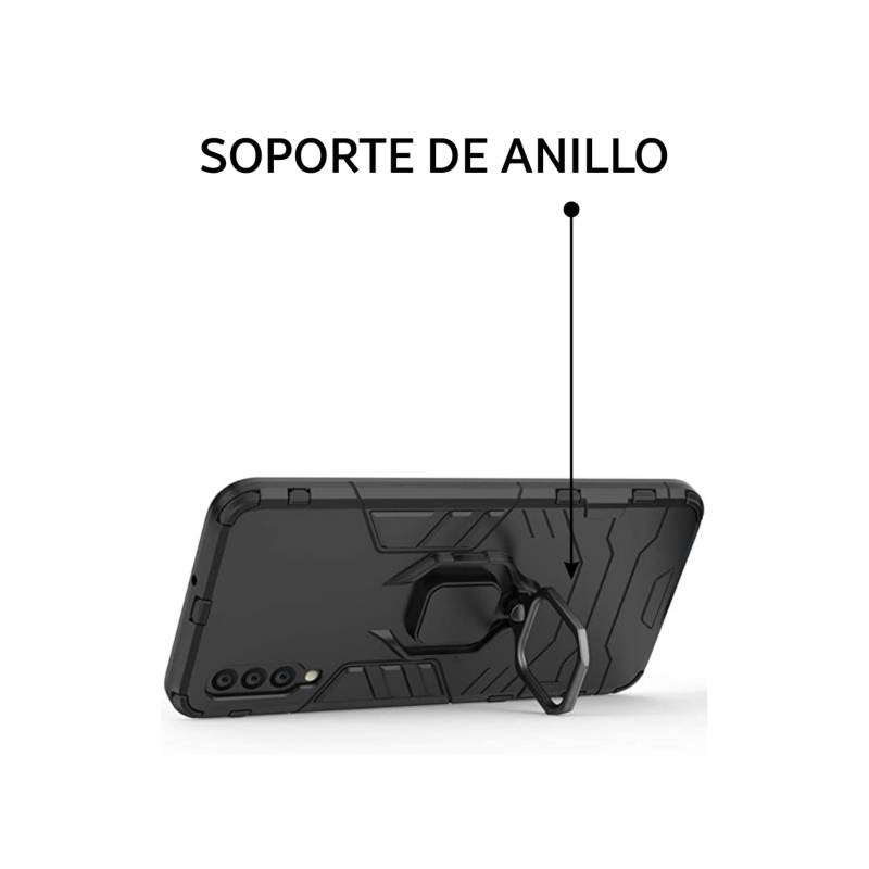 Funda Anti Golpes Anillo Compatible con Redmi Note 12 Pro 4G Rojo GENERICO