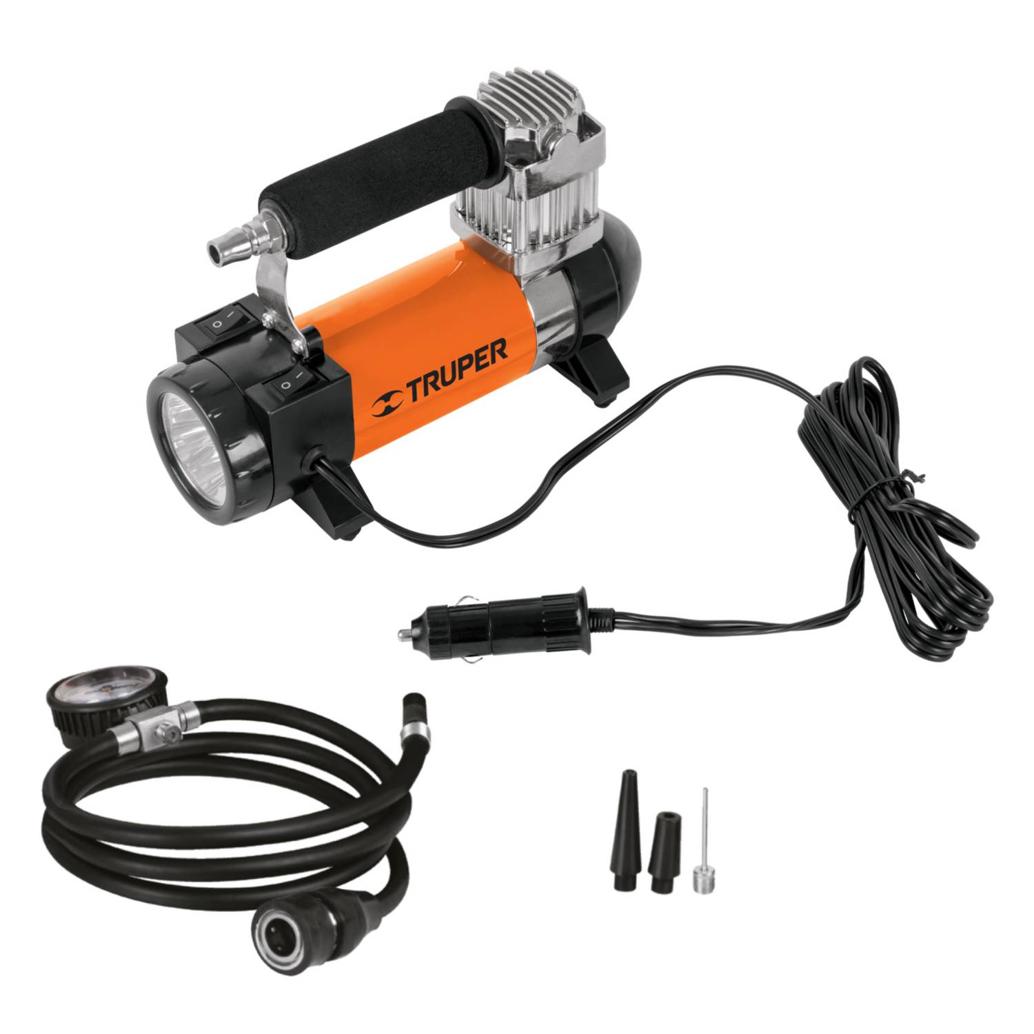 231793 CARTEC Compresor de aire 12, 220V, 250 psi, 17 bar, eléctrico, con  alimentación por toma de mechero portátil ▷ AUTODOC precio y opinión