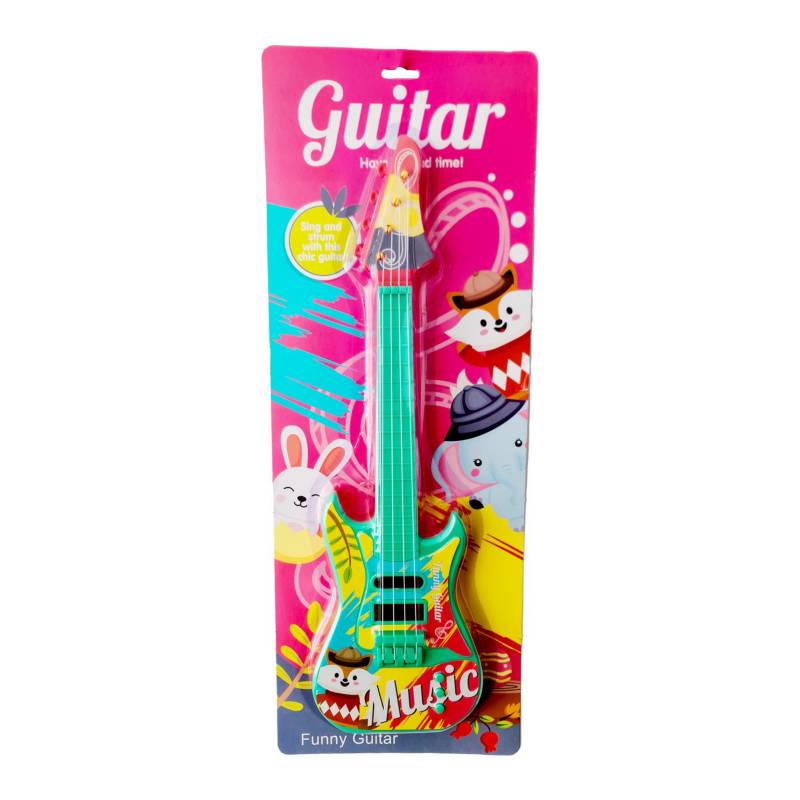 Guitarra Juguete Luces Y Sonido Niños Regalo DAYOSHOP