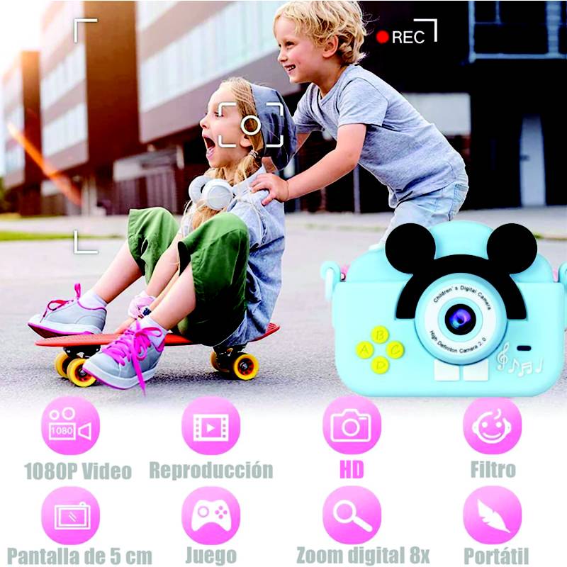 Camara Fotos Infantil, 2.0 Camara de Fotos para Niños, 1080P HD