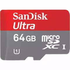 SANDISK - Tarjeta De Memoria Sandisk -064g Ultra Con Adaptador Sd 64gb