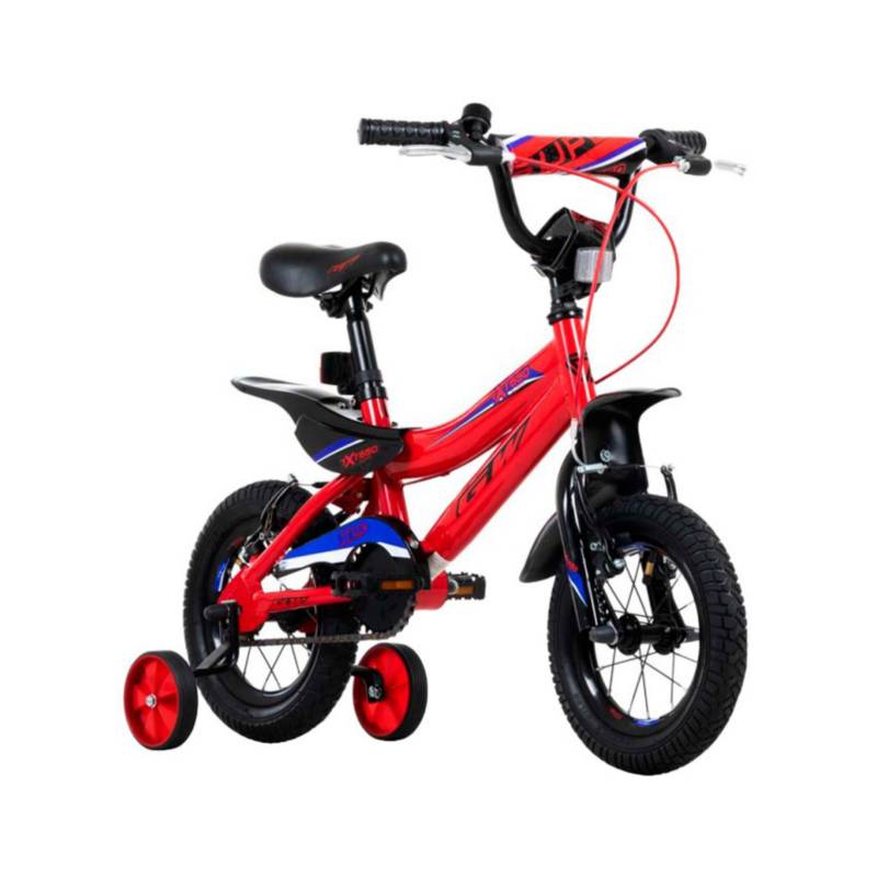 Bicicleta para Niños Rin 12 Gw Txt 650 2 a 5 Años Rojo GW