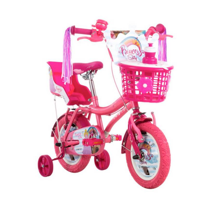 Bicicleta rin 12 gw extreme para niños de 2 a 4 años rojo GW