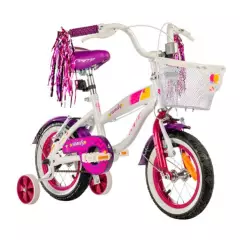GW - Bicicletas para niñas rin 12 Gw candy 2 - 4 años blanco