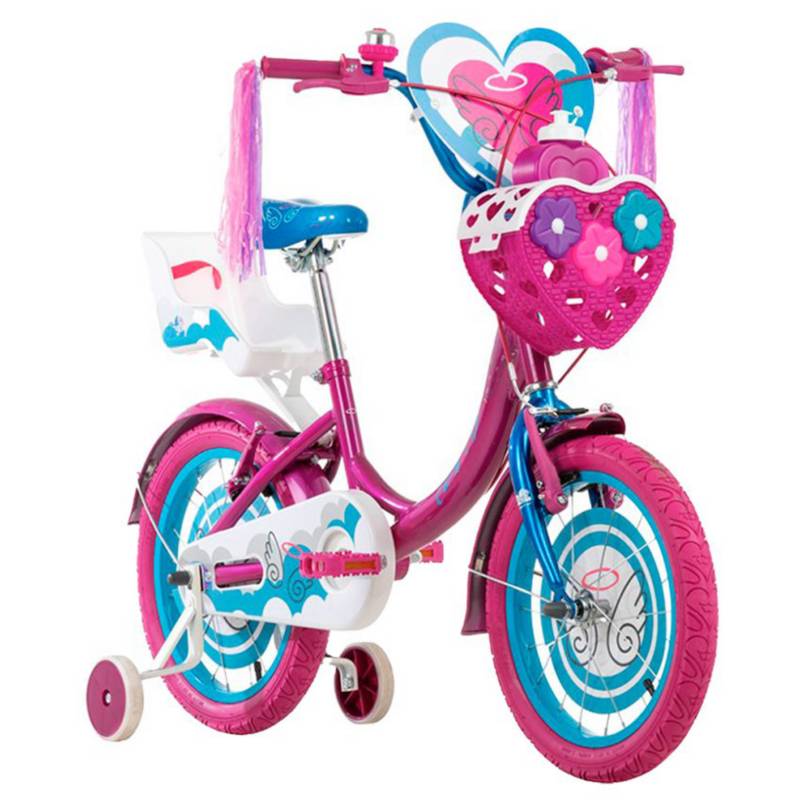 Anakon Hawk Bicicleta Infantiles, niña, Rosa, 4-6 años