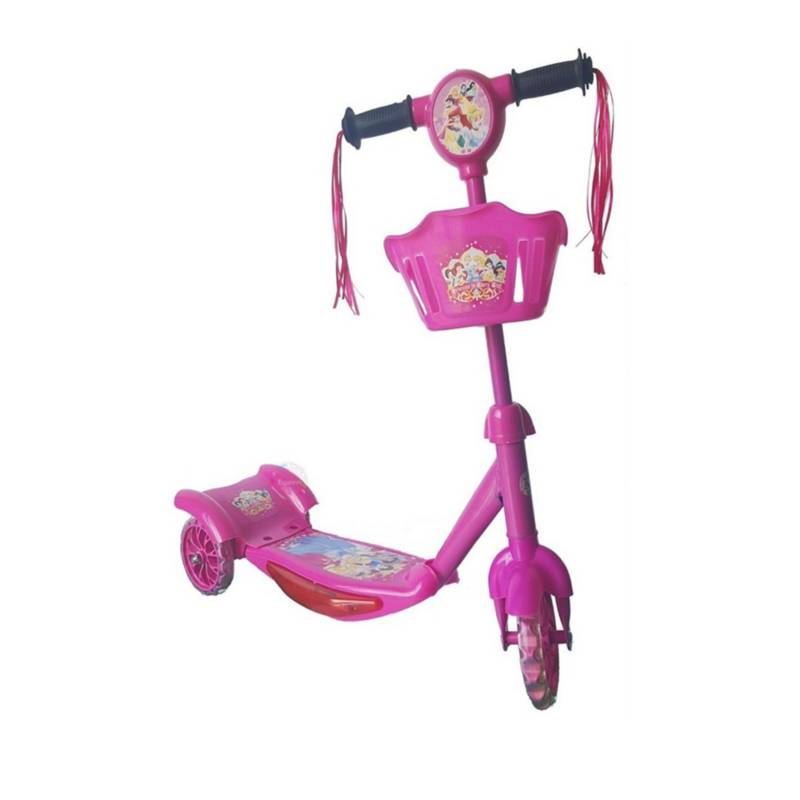 Monopatin scooter para niña edicion especial con luces led modelo