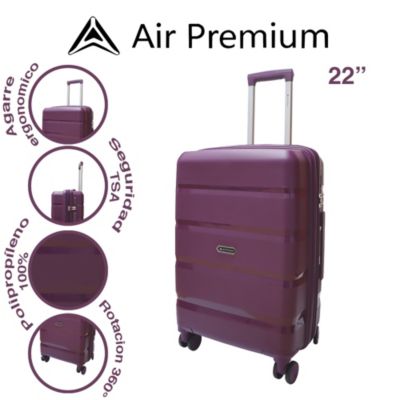 Kit Maletas de Viaje Policarbonato Premium con Ruedas 3 Unid - Negro  SKYTRAVEL