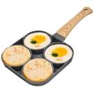 Sarten Antiadherente 4 Puestos Para Huevos Arepas Pancakes DP-4 - Luegopago