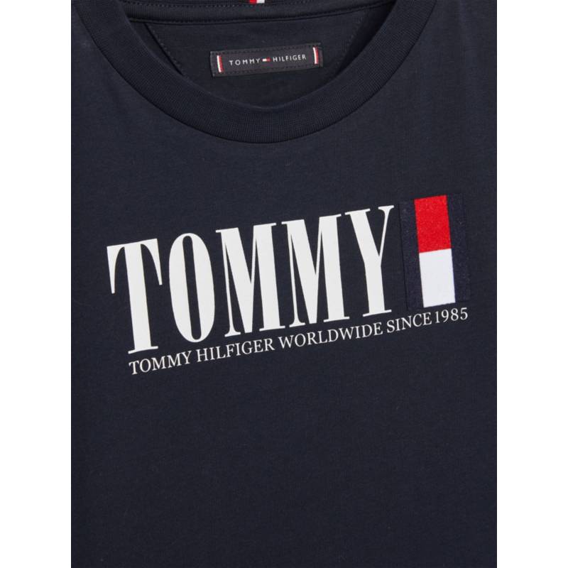 nacimiento Tormenta asqueroso Camiseta De Algodón Orgánico Con Logo Niño Azul Tommy Hilfiger TOMMY  HILFIGER | falabella.com