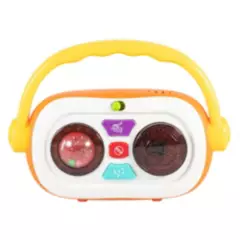 MONKEY BRANDS - Radio de juguete Portatil para Bebé con Luces y Sonidos