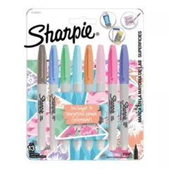 SHARPIE - Set De Marcadores Colores Pastel X8 Unidades