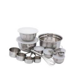 TEZZIO - Set Bowls + utensilios de cocina Tezzio 22 piezas