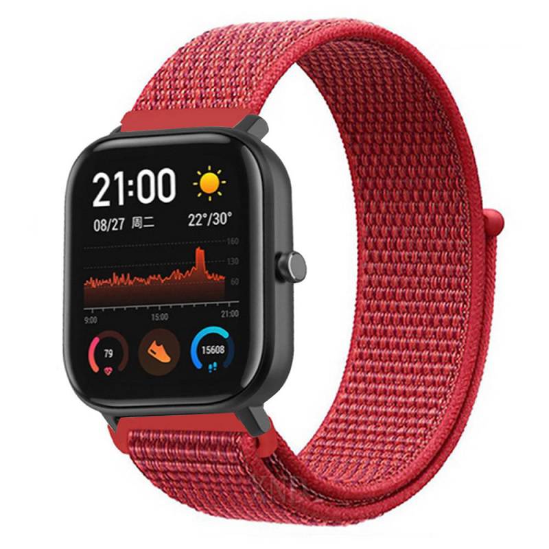 Pulso para smartwatch de Nylon tejido Rojo GENERICO falabella