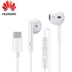 HUAWEI - Audifonos Alambricos Huawei Tipo C - Blancos