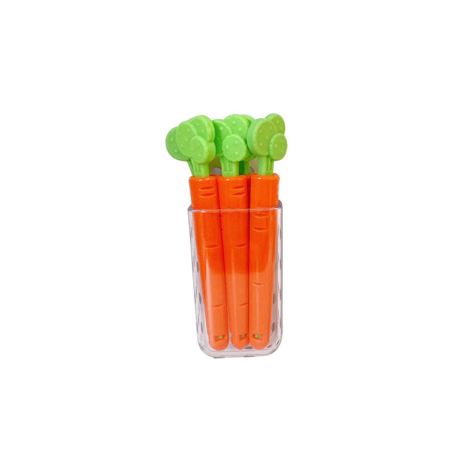Pinzas de sellado para bolsas de aperitivos, organizador de alimentos  frescos, con forma de zanahoria, herramientas de almacenamiento de cocina,  5 piezas - AliExpress