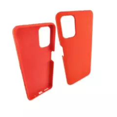 GENERICO - Funda Protectora Silicone Case  Moto G9 Plus Rojo