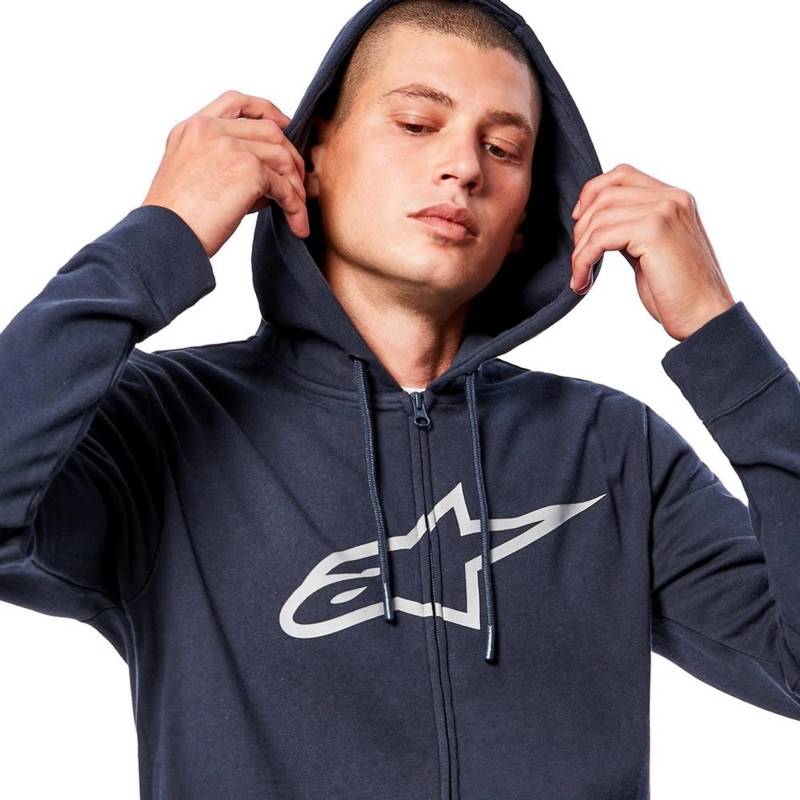 Chaqueta Alpinestars Ageless II Zip Hoodie Hombre - Azul