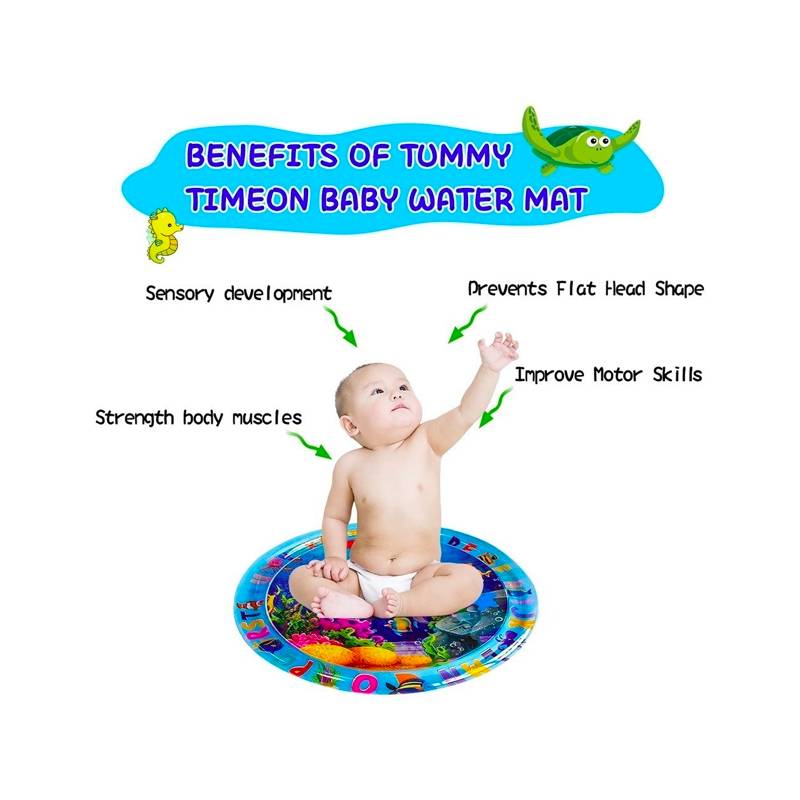 Tapete de agua para bebe estimulación sensorial didáctico bebe GENERICO