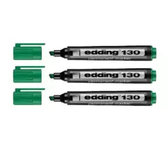 EDDING - Marcador Permanente Verde E-130 Edding X3 Und