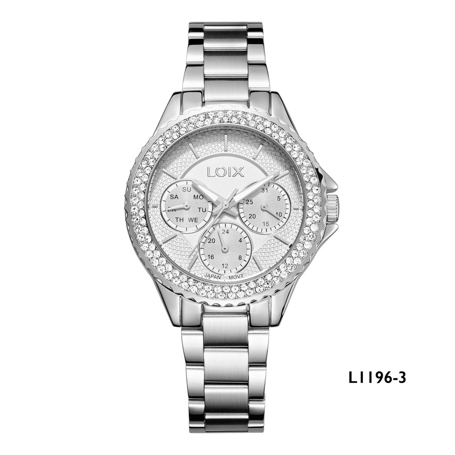Reloj mujer L1266-3 Dorado con blanco, tablero blanco - Relojes Loix