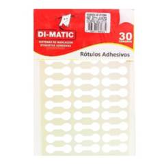 DIMATIC - Rotulo Adhesivo Joyero Blanco Ref 33x11 Dimatic