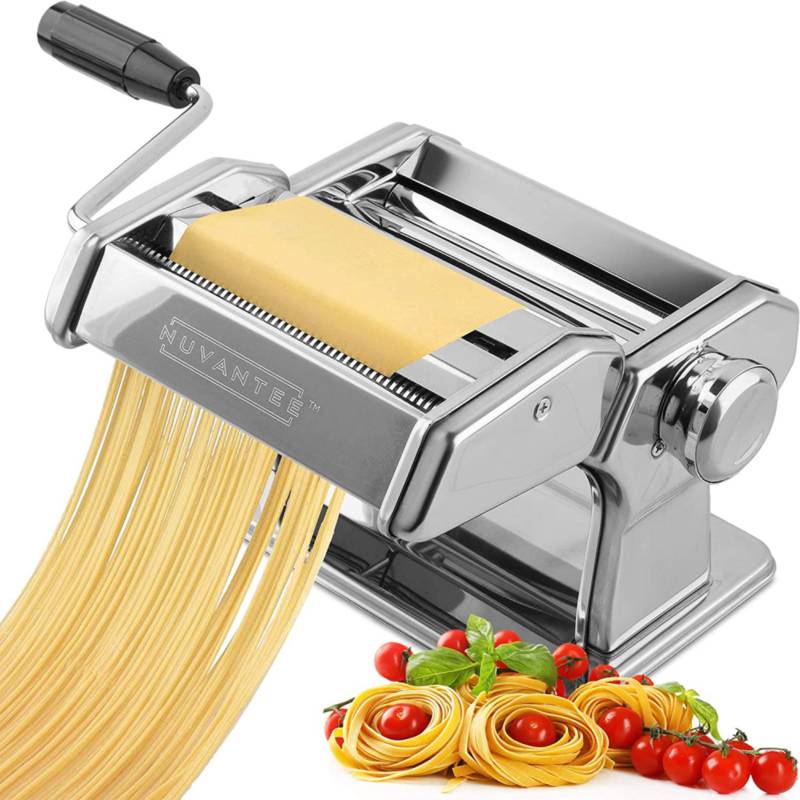 1 Unidad, Máquina Para Hacer Pasta, Máquina Para Hacer Pasta Con Rodillo,  Configuración De Espesor Ajustable, Máquina Para Hacer Fideos Manual Con Man