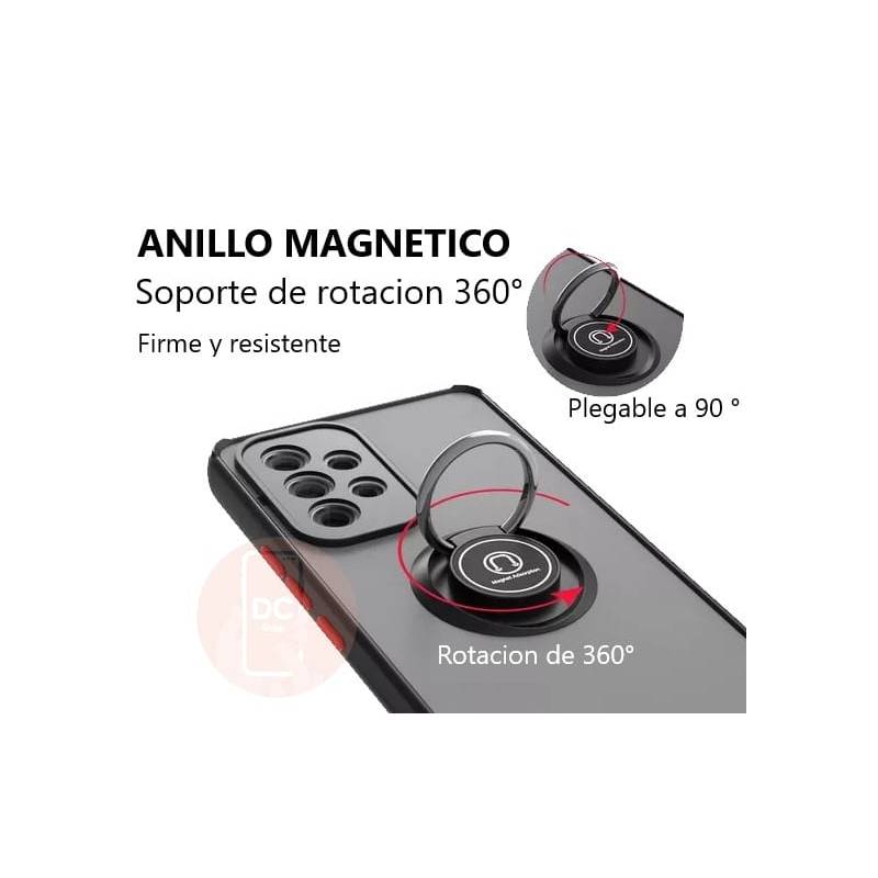 Funda Case Mate Protector Anillo Compatible Xiaomi Redmi 10 Negro GENERICO