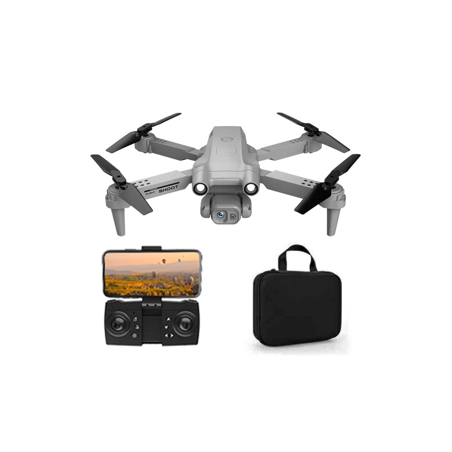 Drone Wifi Con C mara Doble Estuche F195 Estabilizador Vuelo