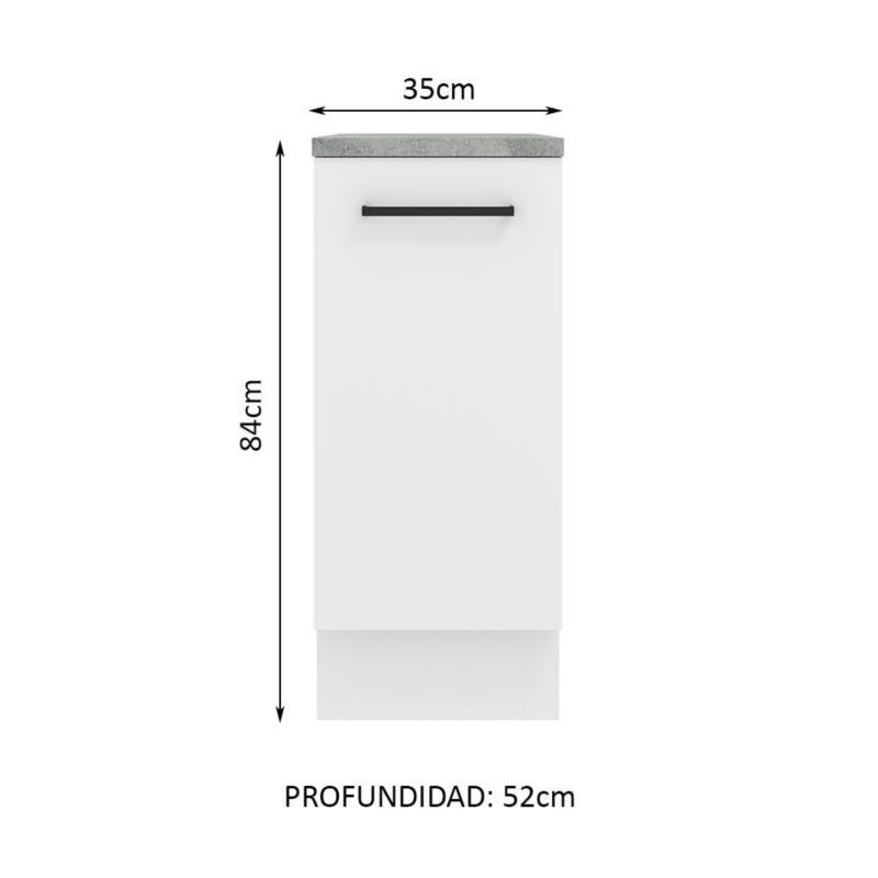 Mueble De Cocina Para Fregadero Madesa Agata 150 Cm 2 Puertas Y 2 Cajones  Marrón