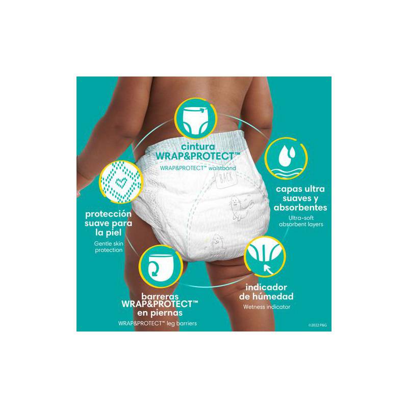 Bebé : Pampers Swaddlers Pañales Talla 2 / 124 Unidades