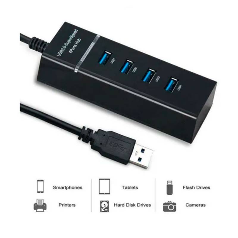 Hub Multipuerto Usb 3.0 Switch Independiente Best Soul GENERICO