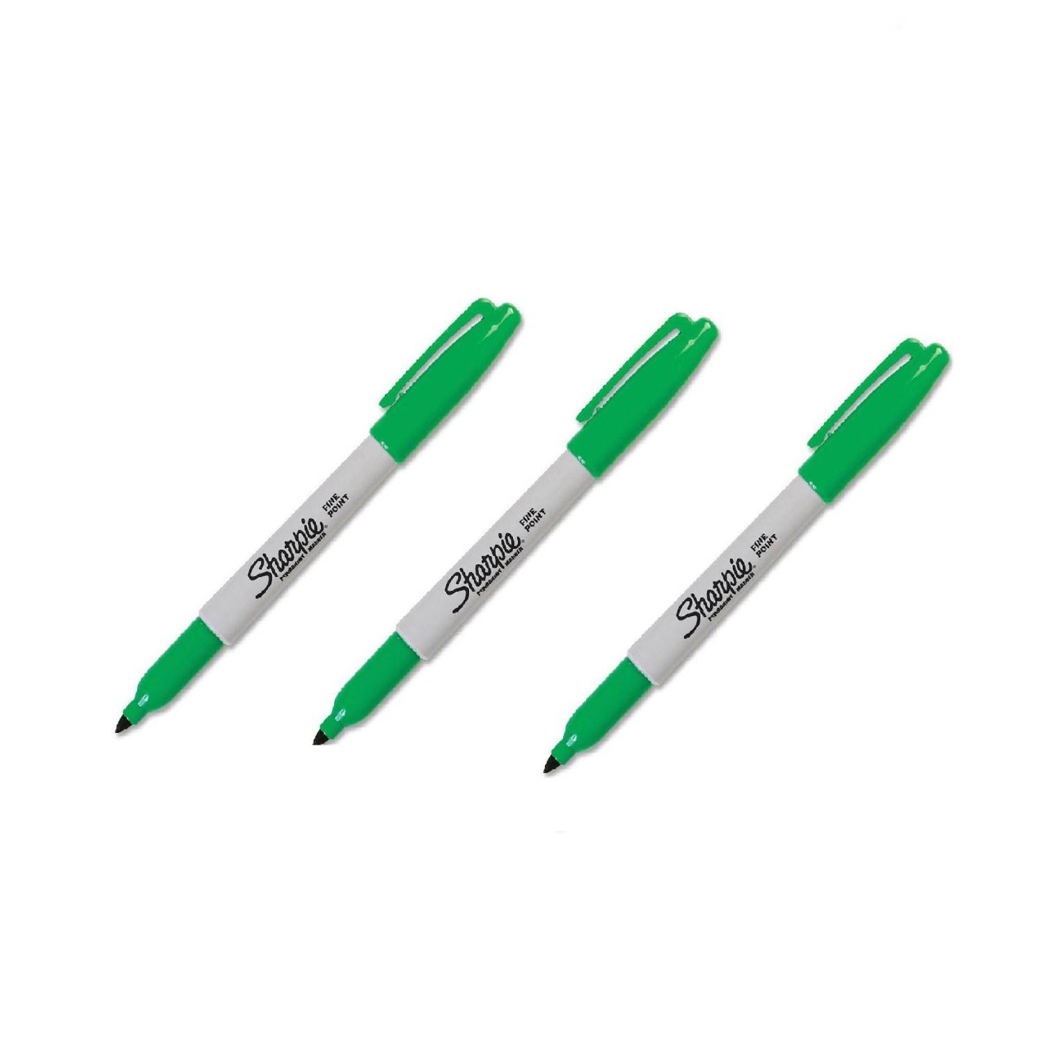 Sharpie Fine Point Green Pen