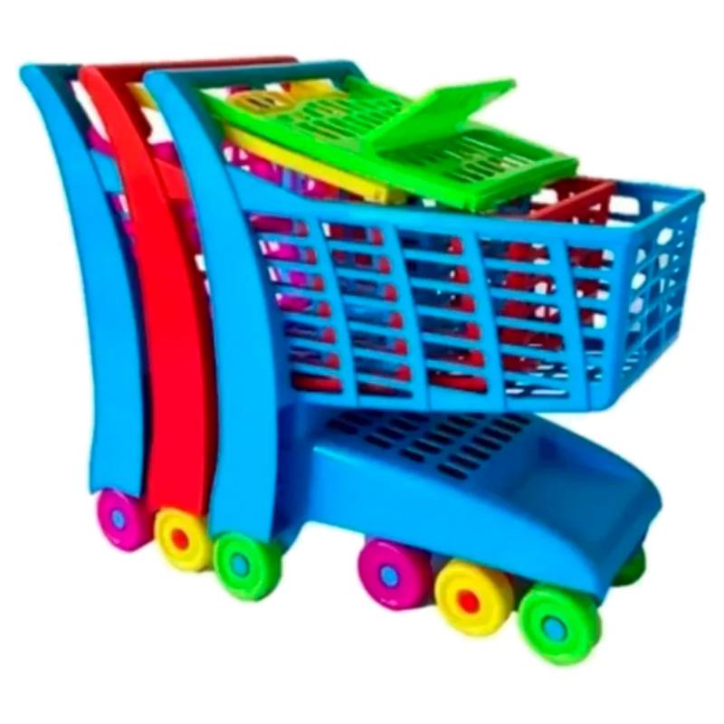 Carrito Mercado Juguete Rosa Niñas/Niños Compra Supermecado 008 903