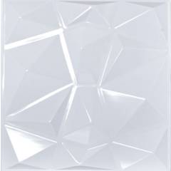 GENERICO - Panel 3D Decorativo en PVC 100 % Virgen 50 Cm X 50 Cm - Diamante.