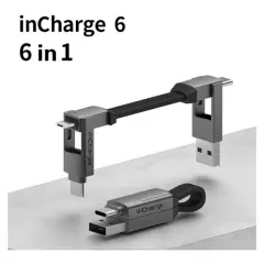 INCHARACTER - Cable llavero multipuerto incharge 6 by rolling square